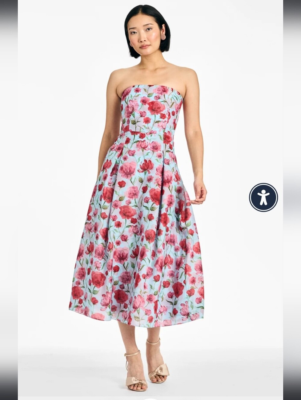 Sachin Babi SEALED! NWT! The Shay Dress in Sky Poppies. Sz 6. R2S!